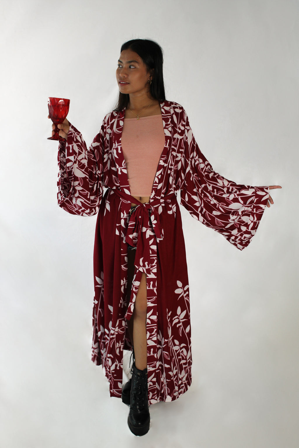 ✦ Dancing Vines - Flowy & Wide Cotton Floral Kimonos