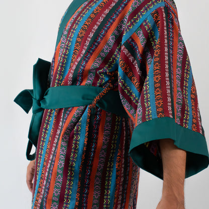 ✦ Ethnic Striped Kimono - "Amihan's Grace"